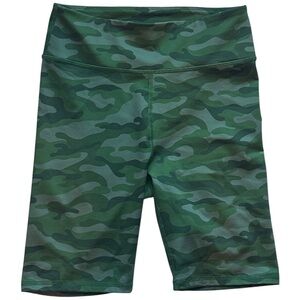 American Eagle TACKMA Tech Performance 7.5” Bike Shorts Green Camo Women’s XS